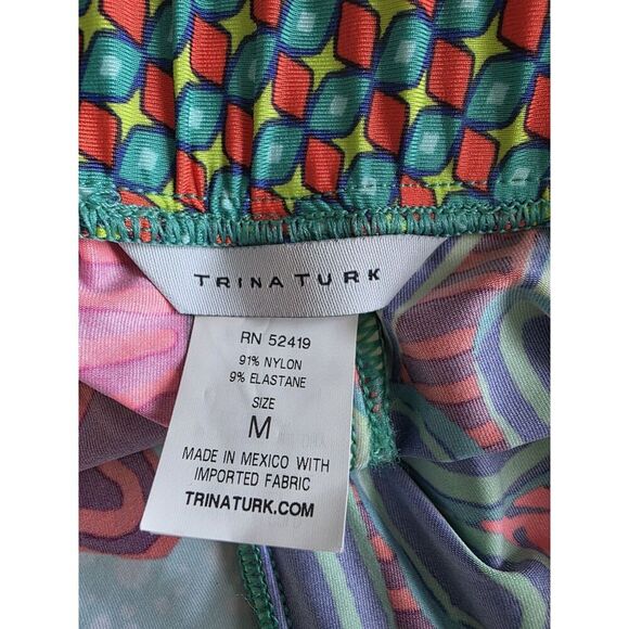 Trina Turk ZANZIBAR Swim Cover Pants Size M - Picture 6 of 6